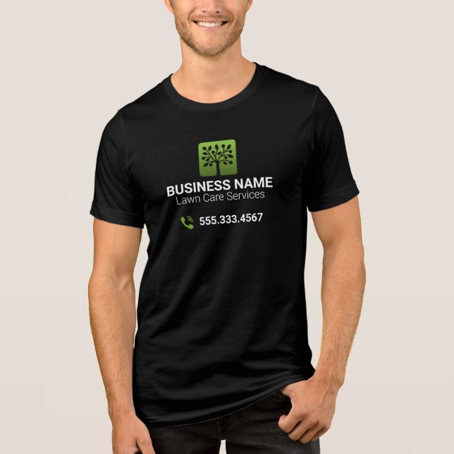Grön Våg Professionell Trädgårdsskötsel T Shirt (Framsida)