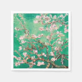 Grön Van Gogh Mandelblom Pappersservett
