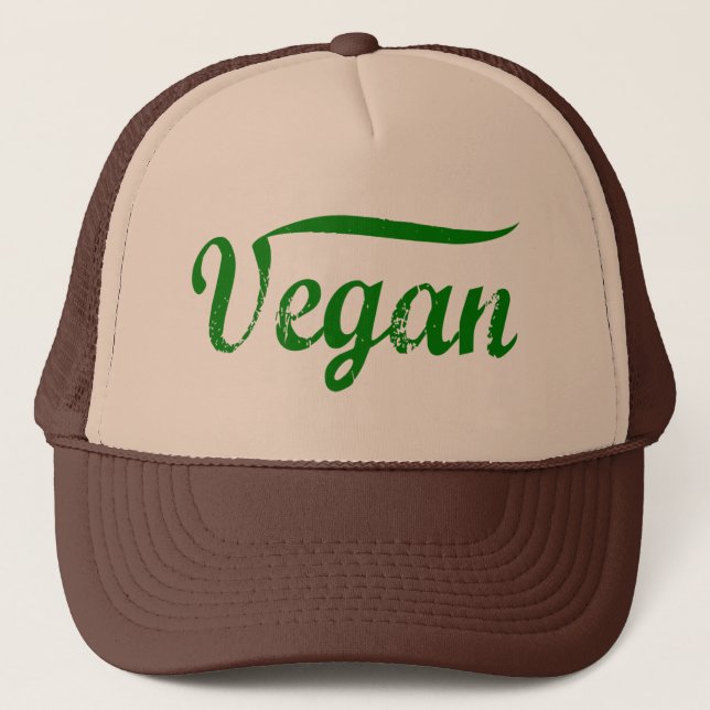 Grön Veganhatt Keps (Framsida)