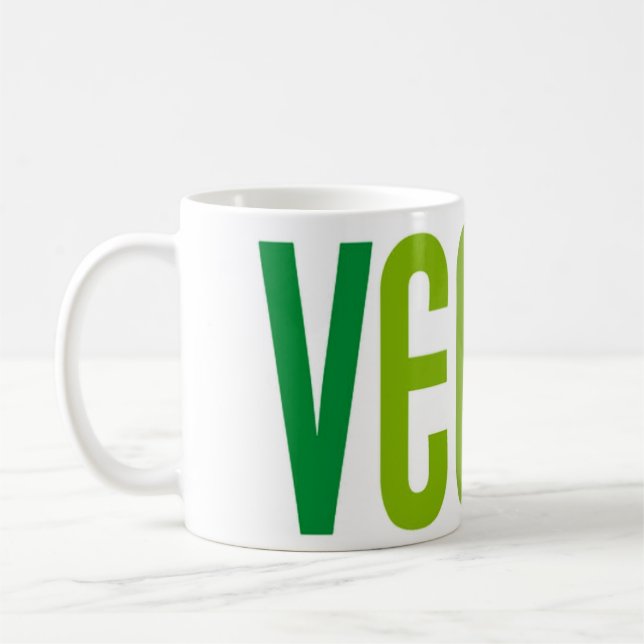 Grön vegansk kaffekopp (Vänster)