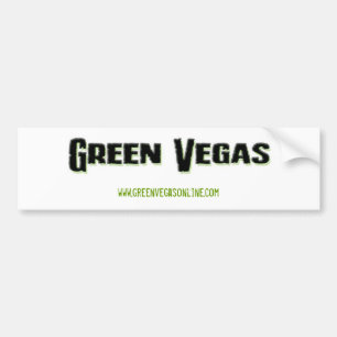 Grön Vegas bildekal
