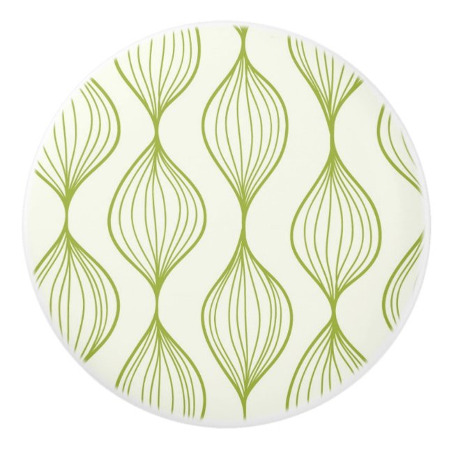 Grön vertikal ogeemönsterbakgrund knopp (Framsidan)