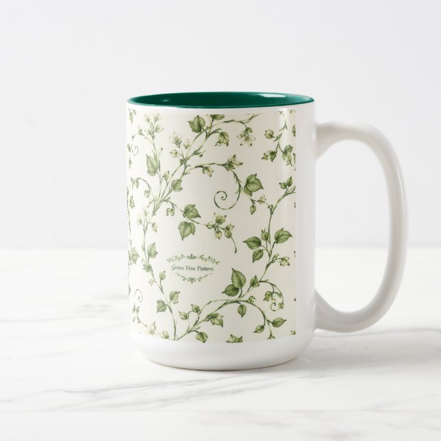 Grön Vinaccent Mugg (Höger)