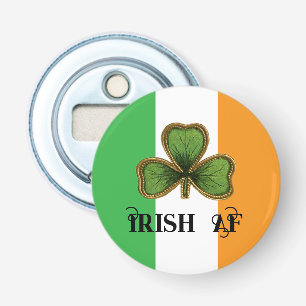 Grön Vintage Shamrock Irländsk AF St Patrick's Day Flasköppnare