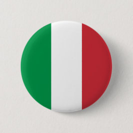 Grön Vit Och Röd Italiensk Flagga Färger Knapp