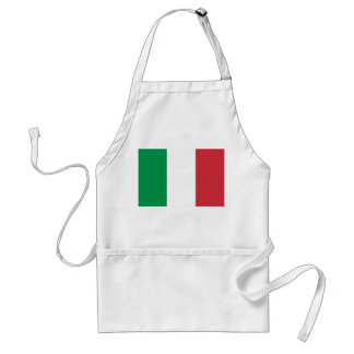 Grön Vit Och Röd Italienska Flaggans Färger Förkläde