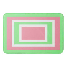 Grön Vit Rosa Geometrisk