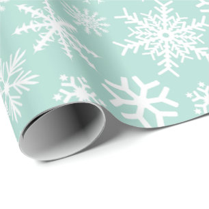 Grön vitsnöflingor för Mint Presentpapper