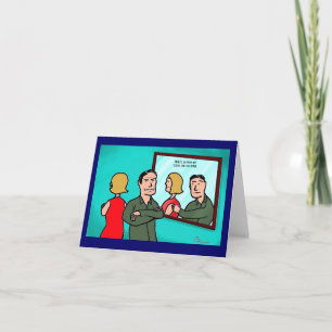 Grön Weenii "Dags att reflektera" brevkort Kort