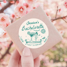 Grön Whimsical Handritad Funky Systerfest