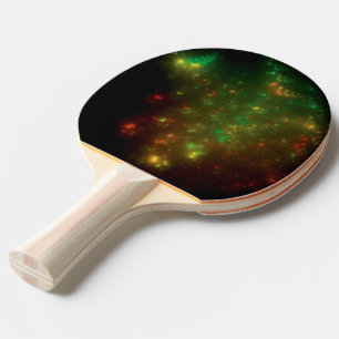 Grön yta pingisracket