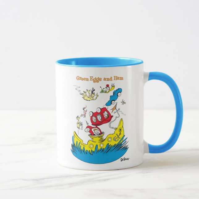 Gröna ägg och skinka | Jag gillar dem inte någonst Mugg (Höger)