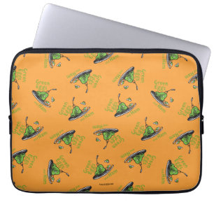 Gröna ägg och skinka-mönster laptop fodral