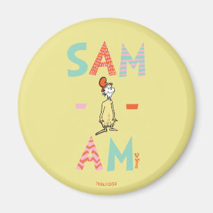 Gröna ägg och skinka Sam-I-Am Magnet