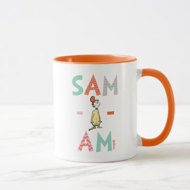 Gröna ägg och skinka | Sam-I-Am Mugg (Höger)