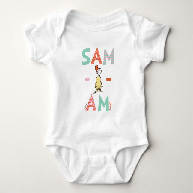 Gröna ägg och skinka | Sam-I-Am T Shirt (Framsida)