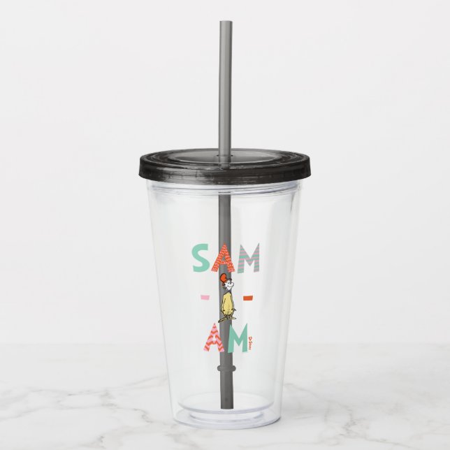 Gröna ägg och skinka | Sam-I-Am Take Away Mugg (Framsida)