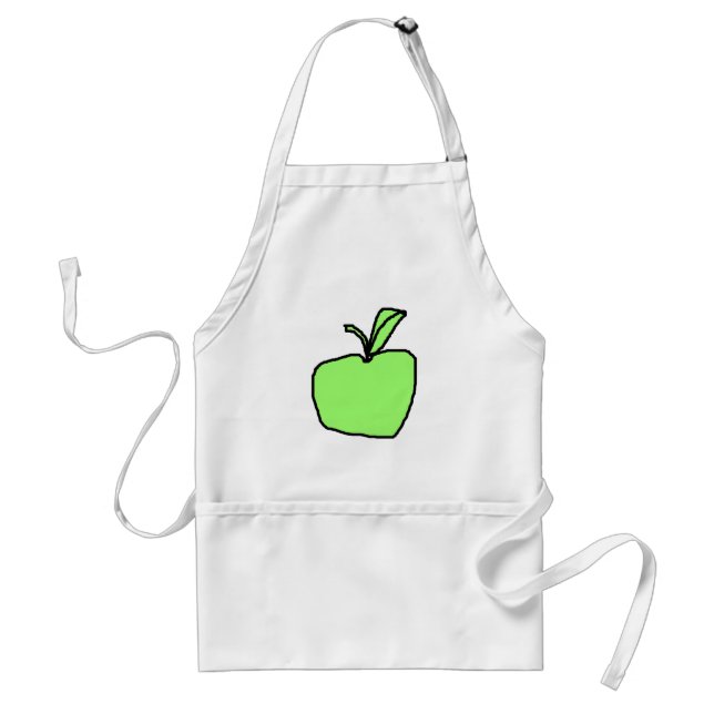Gröna Apple. Förkläde (Framsidan)