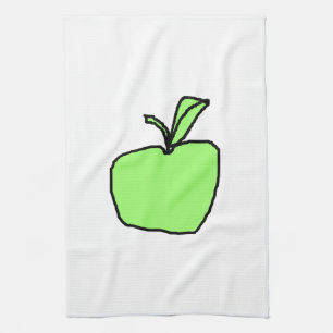 Gröna Apple. Kökshandduk