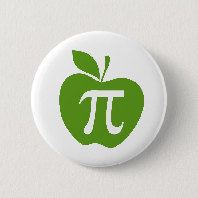 Gröna Apple Pi Knapp (Framsida)