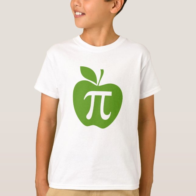 Gröna Apple Pi T Shirt (Framsida)