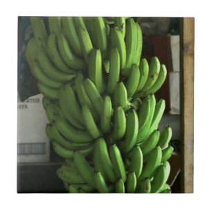 Gröna bananer kakelplatta