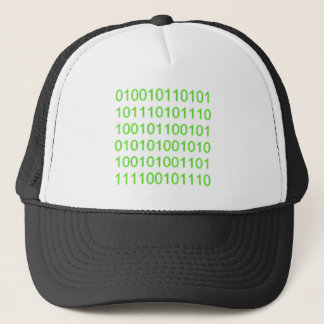 Gröna binära 01 - GeekShirts Keps