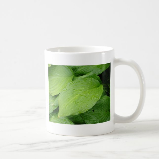 Gröna blad kaffemugg (Höger)