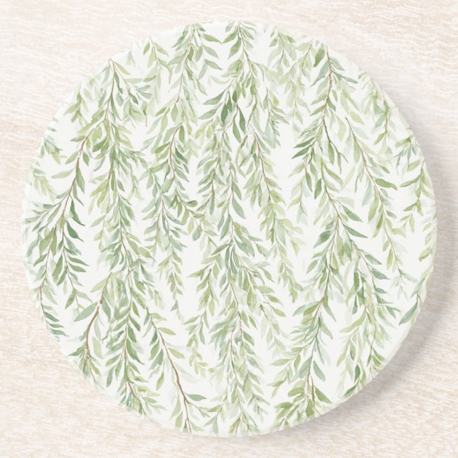 Gröna Blad Trädgård Underlägg (Framsidan)