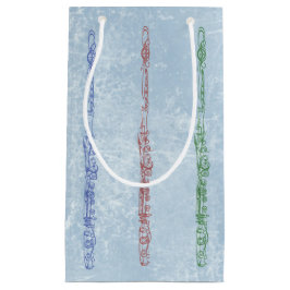 Gröna blått som den röda flöjten fodrar den