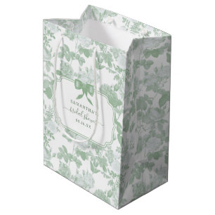 Gröna blomrosor Chinoiserie Bröllopsdusch