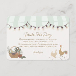 Gröna Bondens Marknad Gård Böcker för Bebis Insats Tilläggskort