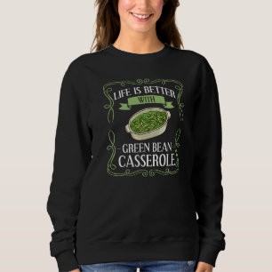 Gröna bönor Casserole Recept Rätt Liten måltid Str T Shirt