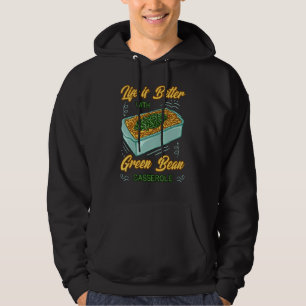 Gröna bönor Casserole Recept Skål Mellanmål Harico Hoodie