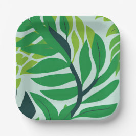 Gröna botaniska blad