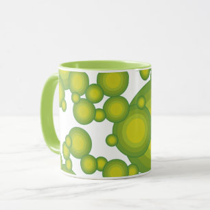 Gröna bubblor mugg