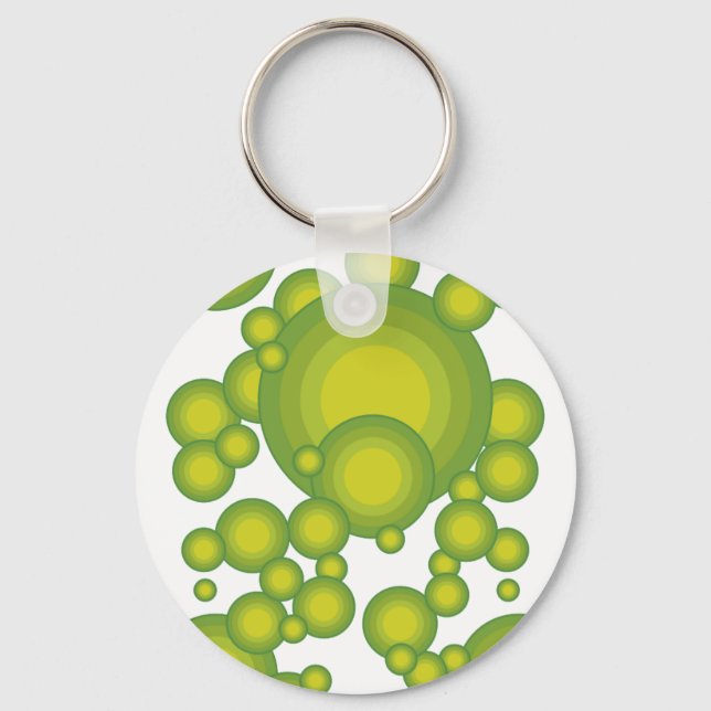 Gröna bubblor nyckelring (Framsida)