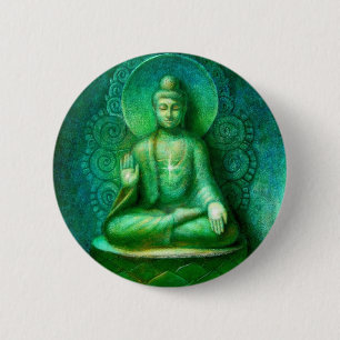 Gröna Buddha Knapp