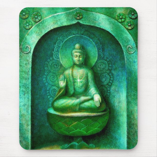 Gröna Buddha Musmatta (Framsidan)