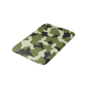 Gröna Camo Kofläckar  Badrumsmatta