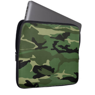Gröna Camo Laptop Sleeve