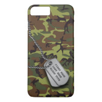 Gröna Camo med hundmärkren