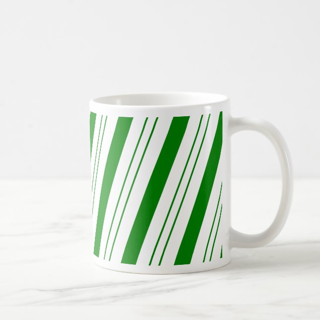 Gröna CandyCane Kaffemugg (Höger)