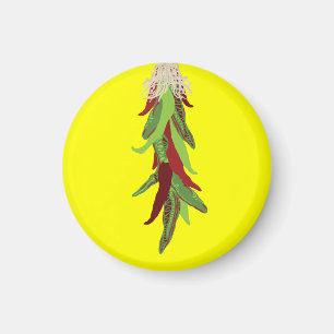 gröna chilepeppar magnet