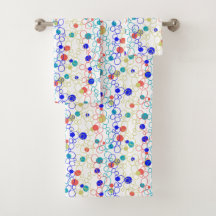 Gröna cirklar för korallblått Aqua Lime-blått