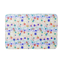 Gröna cirklar för korallblått Aqua Lime-blått