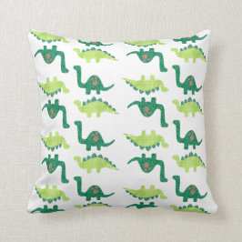 Gröna Dinosaurs kudder Kudde