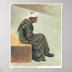 Gröna Djellaba Poster