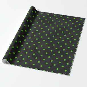 Gröna Dödskallar och Solros Serie Design 13 Tissue Presentpapper