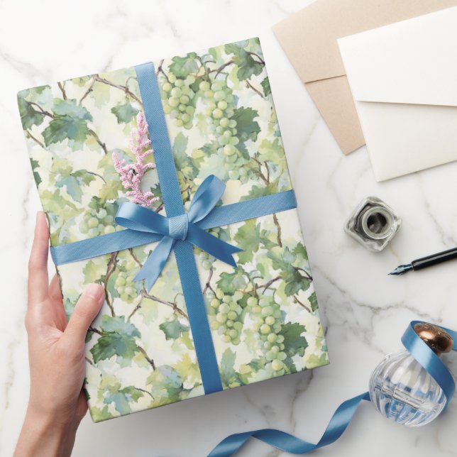 Gröna druvor bröllop presentpapper (Gifting)
